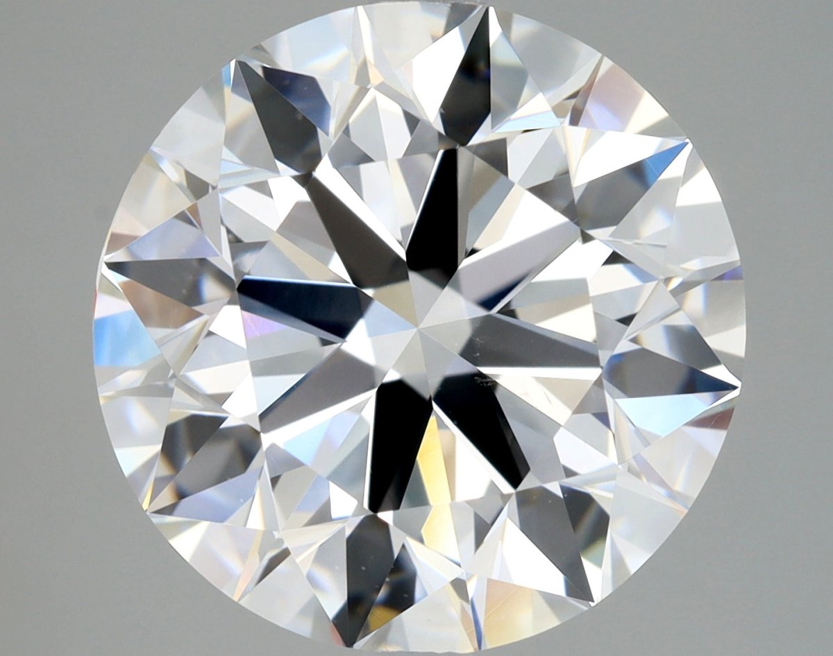 5 Carat Round Cut Natural Diamond - D VS2 - 5.01ct - EX Symmetry Grade