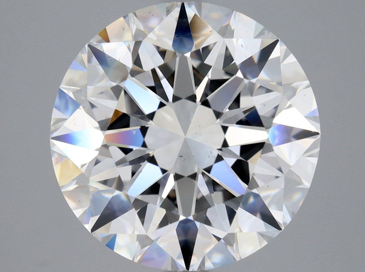 5 Carat Round Cut Natural Diamond - E SI1 - 5.01ct - EX Symmetry Grade