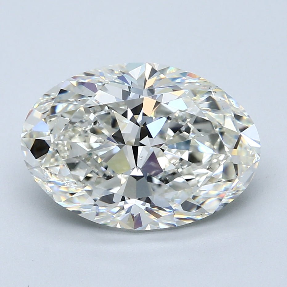 5 Carat Oval - Natural Diamond - 5 - I - SI1 - VG - EX - VG - Diamonds By Rothschild