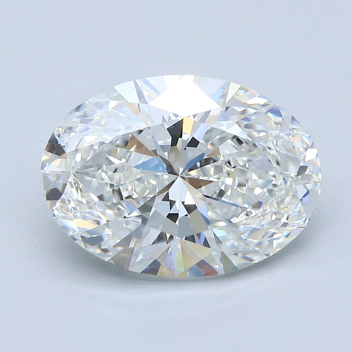 5 Carat Oval - Natural Diamond - 5.01 - F - VVS2 - EX - EX - Diamonds By Rothschild