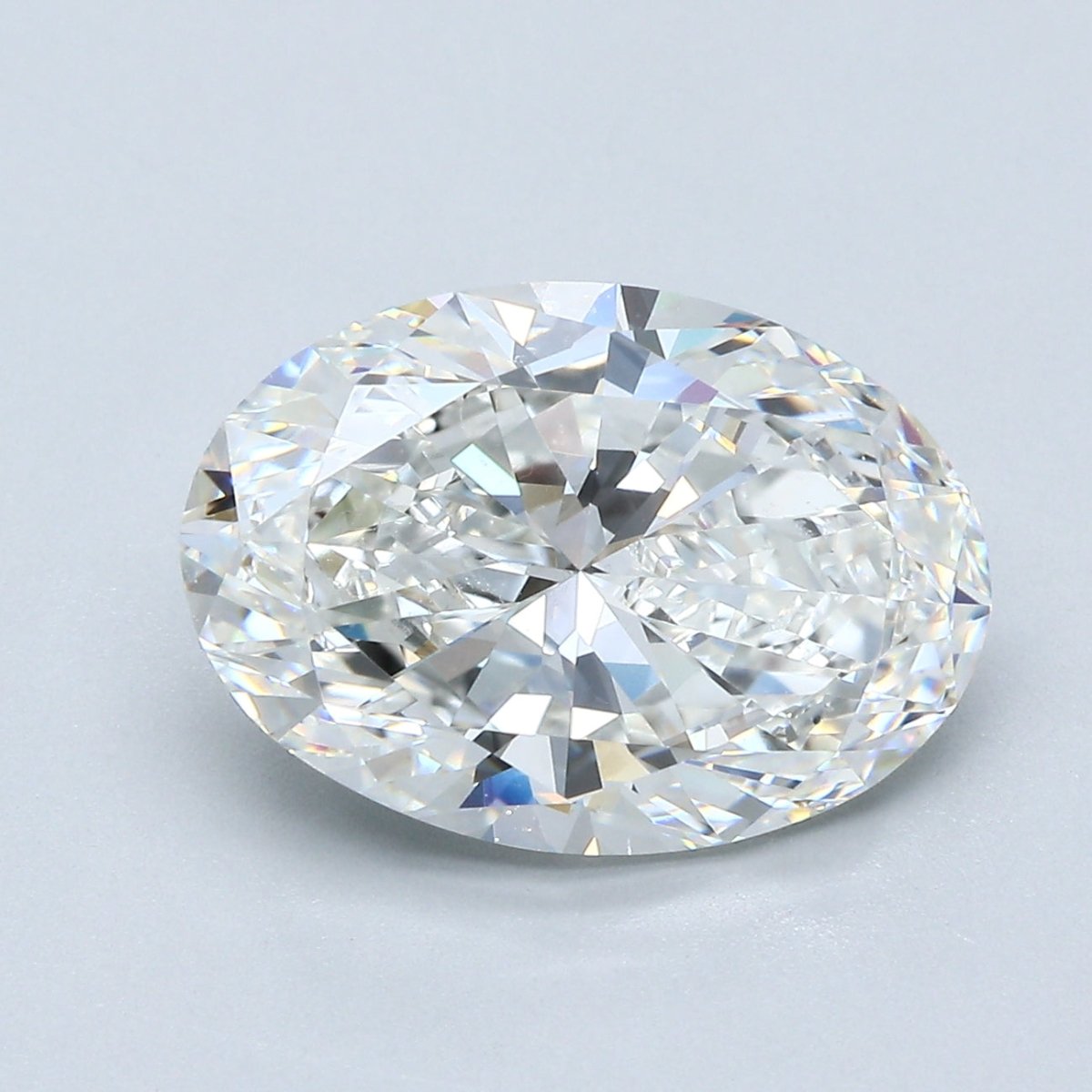 5 Carat Oval - Natural Diamond - 5.01 - G - SI1 - VG - EX - EX - Diamonds By Rothschild