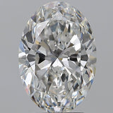 5 Carat Oval - Natural Diamond - 5.01 - G - SI1 - VG - EX - EX - Diamonds By Rothschild