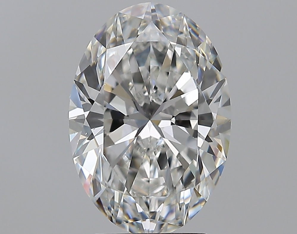 5 Carat Oval - Natural Diamond - 5.01 - G - SI1 - VG - EX - EX - Diamonds By Rothschild