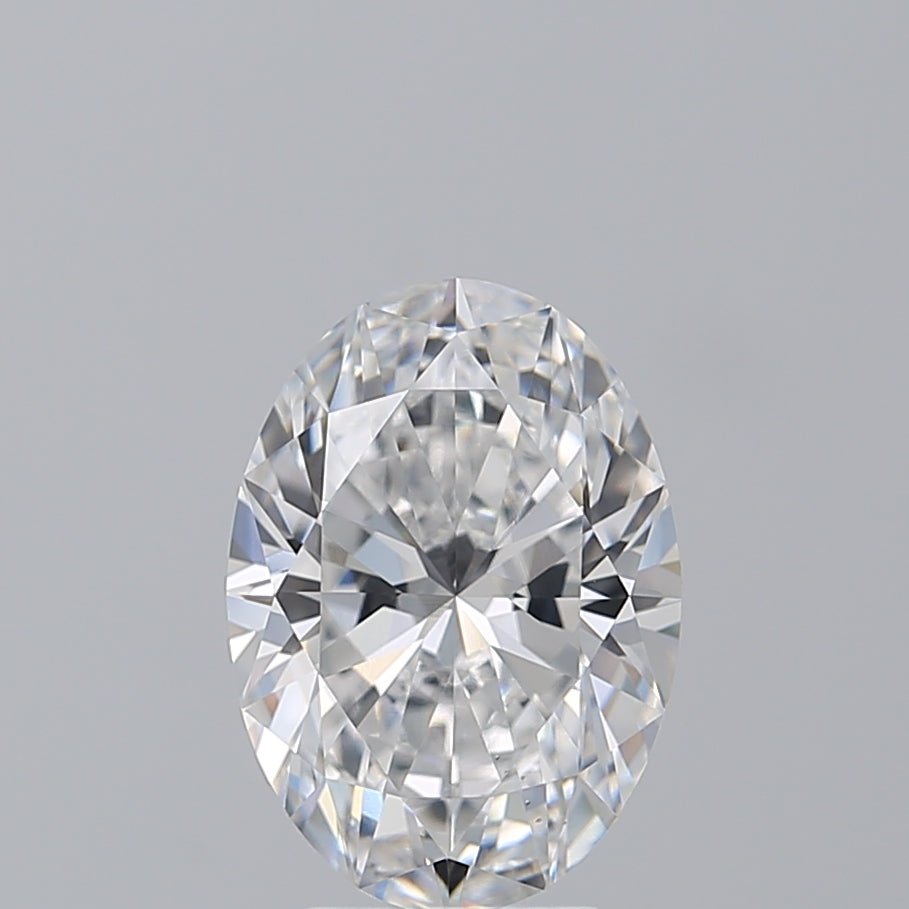 5 Carat Oval - Natural Diamond - 5.01 - G - SI1 - VG - EX - EX - Diamonds By Rothschild