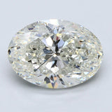 5 Carat Oval - Natural Diamond - 5.01 - J - SI2 - VG - EX - VG - Diamonds By Rothschild