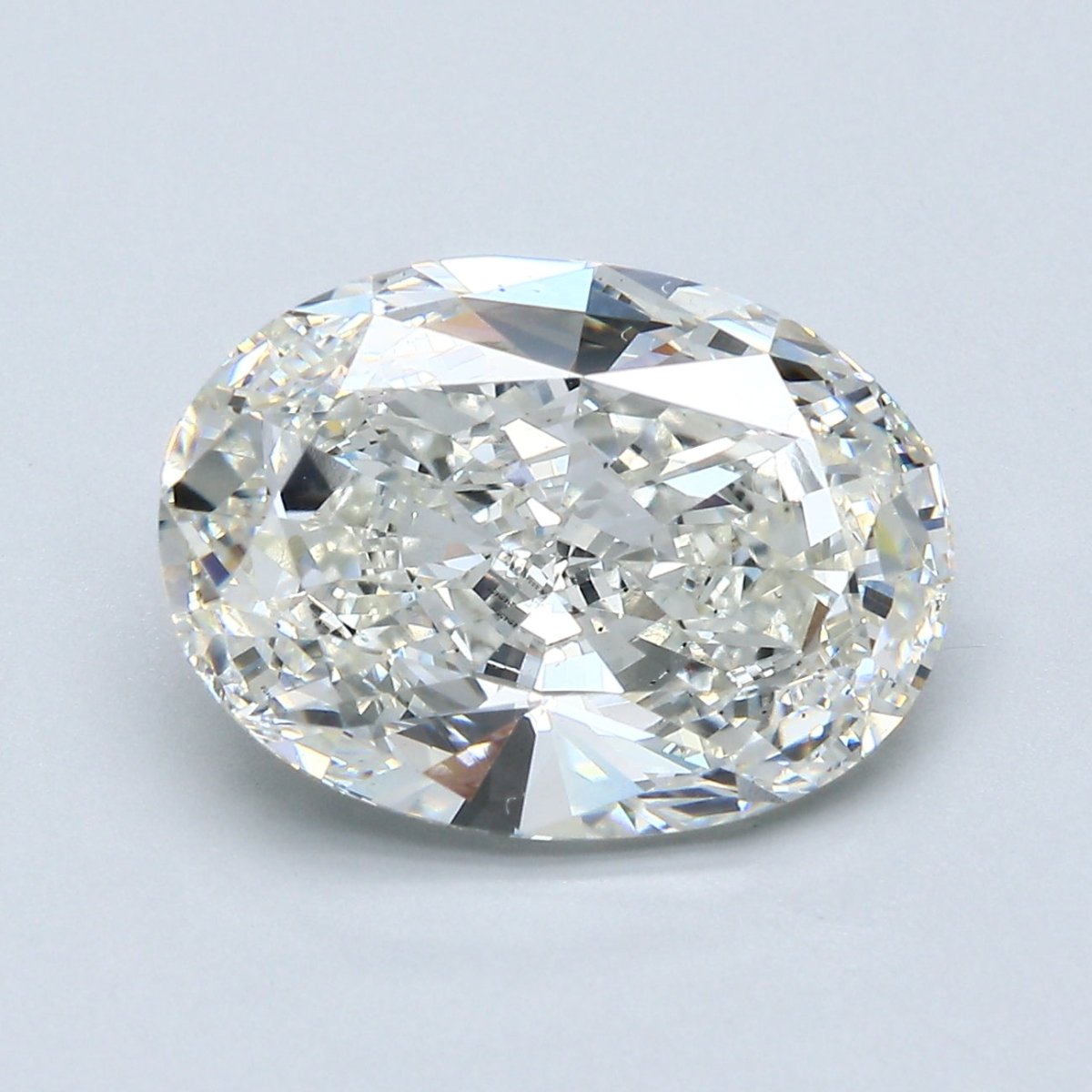 5 Carat Oval - Natural Diamond - 5.01 - J - VS2 - G - VG - G - Diamonds By Rothschild