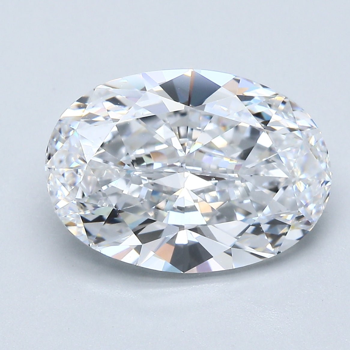 5 Carat Oval - Natural Diamond - 5.02 - D - Very Slightly Included - VG - VG - EX - Diamonds By Rothschild