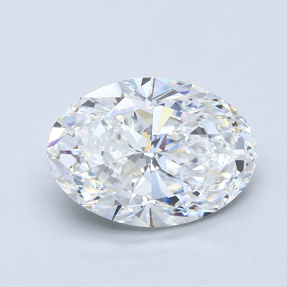 5 Carat Oval - Natural Diamond - 5.02 - F - VS2 - VG - EX - EX - Diamonds By Rothschild