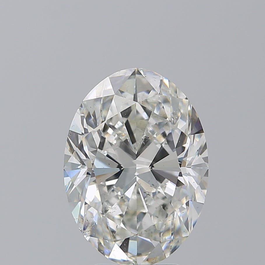 5 Carat Oval - Natural Diamond - 5.05 - H - SI2 - VG - EX - EX - Diamonds By Rothschild