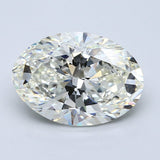 5 Carat OVAL - Natural Diamond - 5.06 - J - VS2 - VG - EX - VG - Diamonds By Rothschild