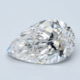 5 Carat Pear - Natural Diamond - 5 - G - SI1 - VG - VG - EX - Diamonds By Rothschild
