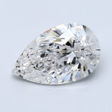 5 Carat Pear - Natural Diamond - 5.03 - F - SI2 - VG - EX - VG - Diamonds By Rothschild