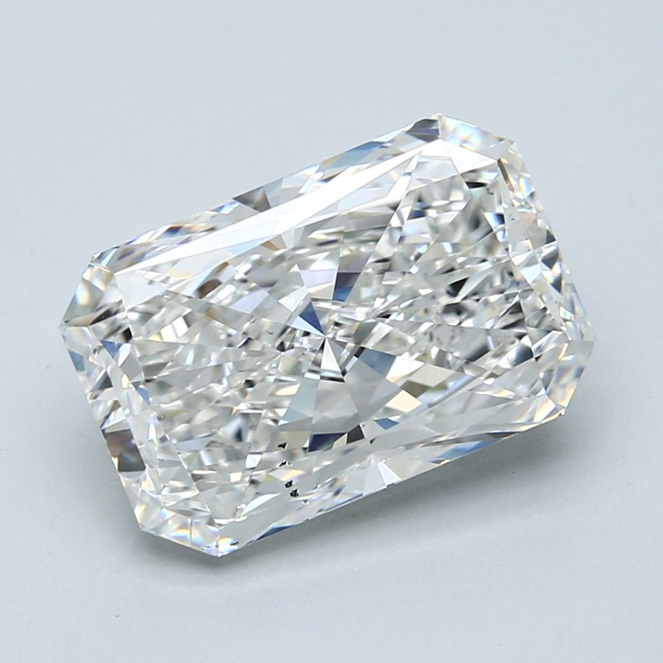 5 Carat Radiant - Natural Diamond - 5.02 - G - SI1 - VG - EX - EX - Diamonds By Rothschild