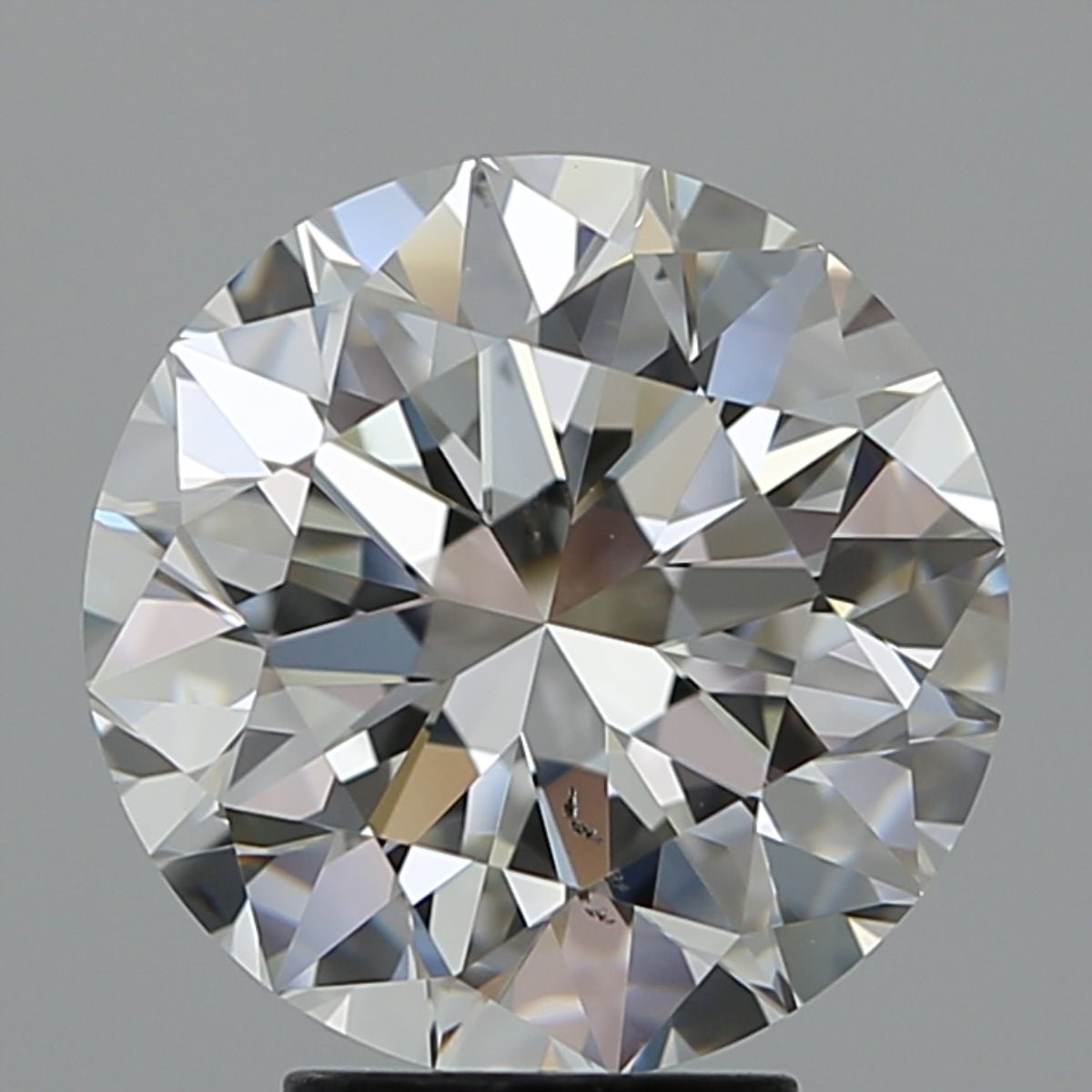 5 Carat Round - Natural Diamond - 4.84 - I - SI1 - EX - EX - EX - Diamonds By Rothschild