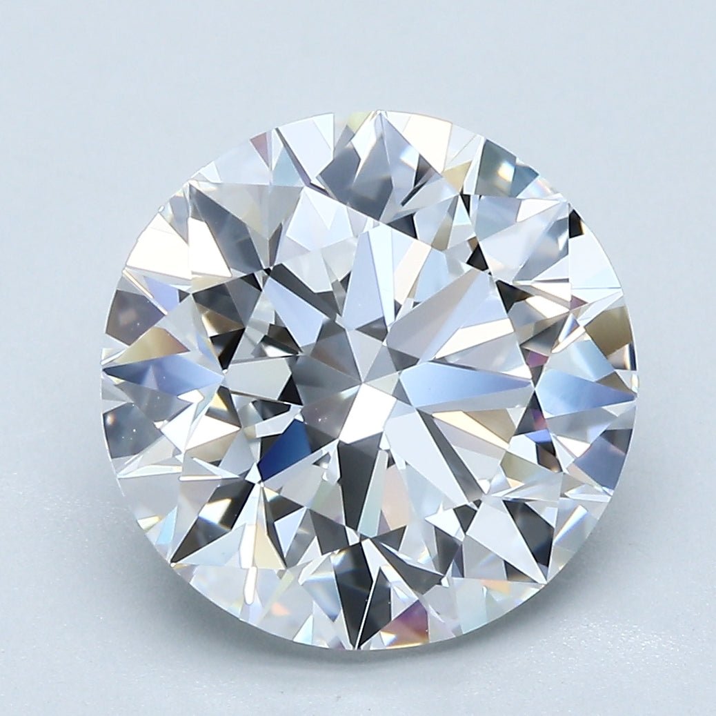 5 Carat Round - Natural Diamond - 5 - D - IF - EX - EX - EX - Diamonds By Rothschild