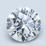 5 Carat Round - Natural Diamond - 5 - D - IF - EX - EX - EX - Diamonds By Rothschild