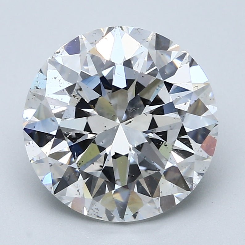 5 Carat Round - Natural Diamond - 5 - E - SI2 - VG - EX - VG - Diamonds By Rothschild