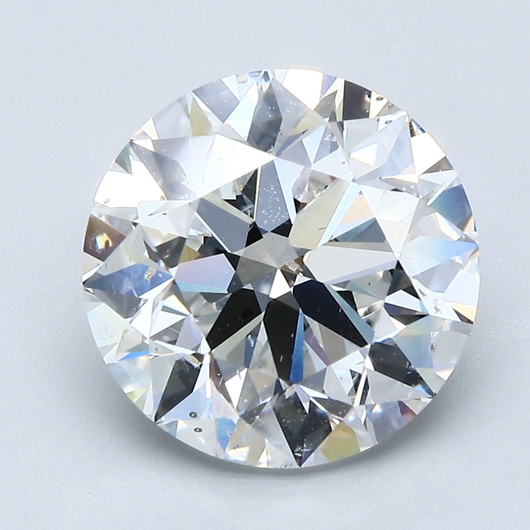 5 Carat Round - Natural Diamond - 5.01 - E - SI2 - EX - EX - EX - Diamonds By Rothschild