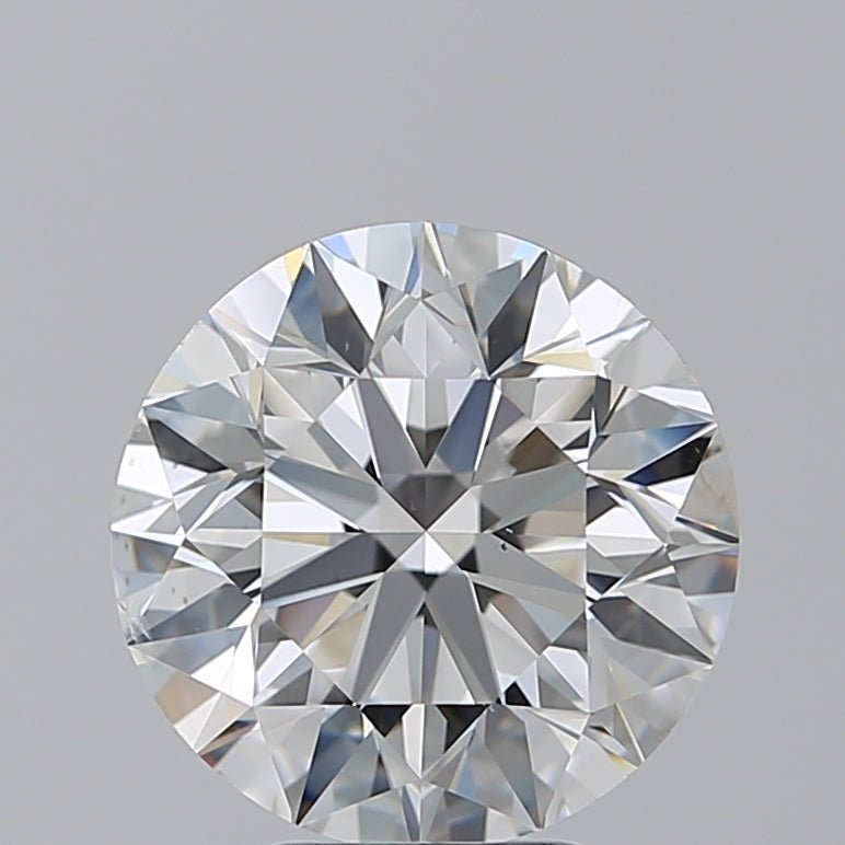 5 Carat Round - Natural Diamond - 5.01 - F - SI1 - EX - EX - EX - Diamonds By Rothschild