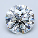 5 Carat Round - Natural Diamond - 5.01 - F - SI2 - EX - EX - EX - Diamonds By Rothschild