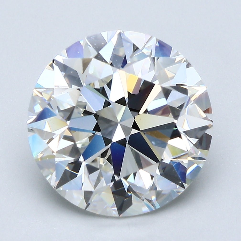 5 Carat Round - Natural Diamond - 5.01 - H - VS2 - EX - EX - EX - Diamonds By Rothschild