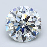 5 Carat Round - Natural Diamond - 5.01 - H - VS2 - EX - EX - EX - Diamonds By Rothschild