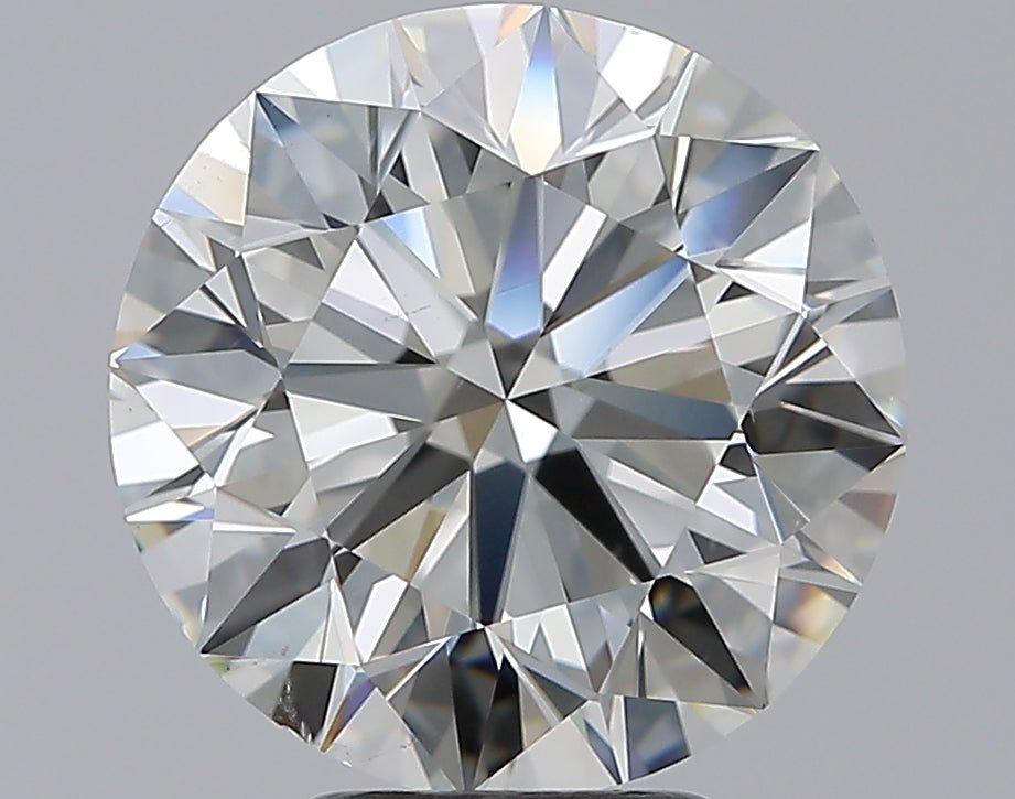 5 Carat Round - Natural Diamond - 5.01 - J - Slightly Included - EX - EX - EX - Diamonds By Rothschild