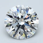 5 Carat Round - Natural Diamond - 5.02 - D - SI2 - EX - EX - EX - Diamonds By Rothschild