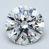 5 Carat Round - Natural Diamond - 5.02 - D - SI2 - EX - EX - EX - Diamonds By Rothschild