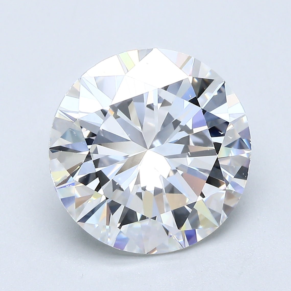 5 Carat Round - Natural Diamond - 5.02 - D - VS2 - G - VG - VG - Diamonds By Rothschild