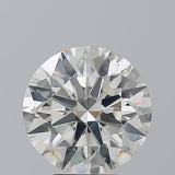 5 Carat Round - Natural Diamond - 5.02 - K - SI2 - EX - EX - EX - Diamonds By Rothschild