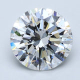 5 Carat Round - Natural Diamond - 5.03 - F - SI1 - EX - EX - EX - Diamonds By Rothschild