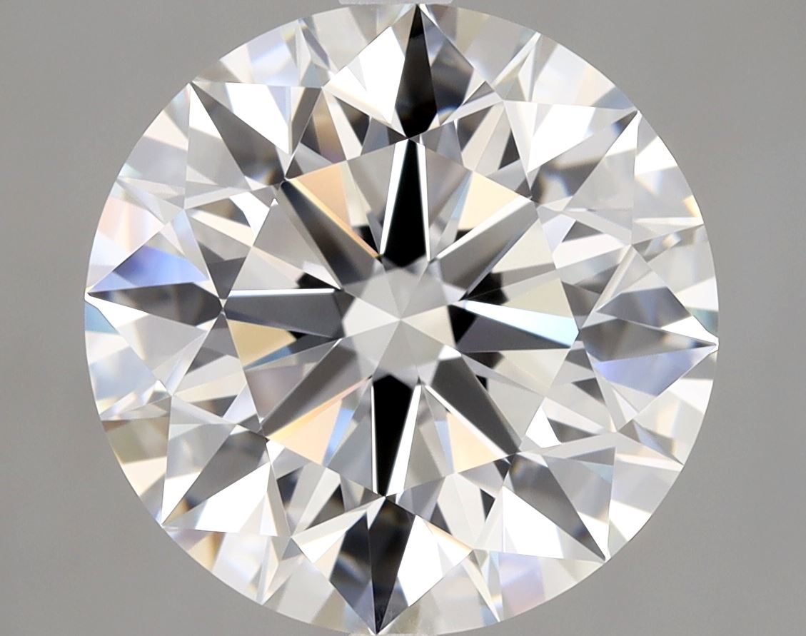 5 Carat Round - Natural Diamond - 5.03 - F - VVS1 - EX - EX - Diamonds By Rothschild