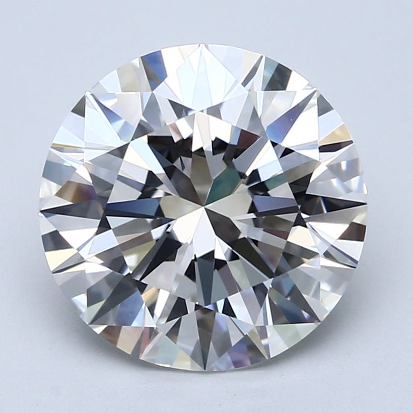 5 Carat Round - Natural Diamond - 5.03 - H - VVS2 - EX - EX - EX - Diamonds By Rothschild