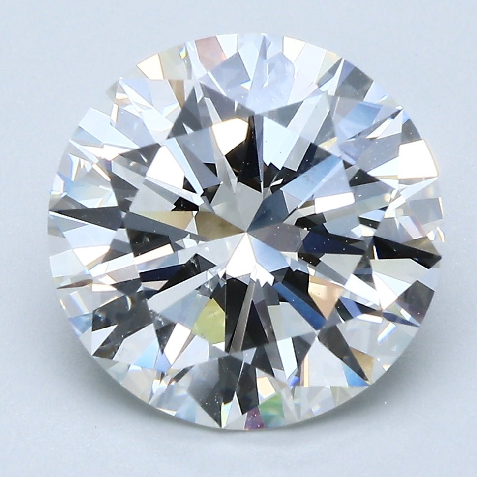 5 Carat Round - Natural Diamond - 5.04 - H - SI1 - EX - EX - EX - Diamonds By Rothschild