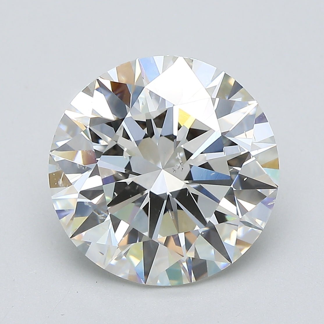 5 Carat Round - Natural Diamond - 5.04 - I - SI1 - EX - EX - EX - Diamonds By Rothschild