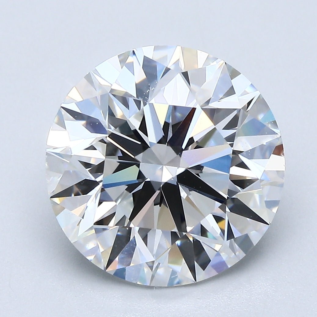 5 Carat Round - Natural Diamond - 5.05 - E - VS2 - EX - EX - EX - Diamonds By Rothschild