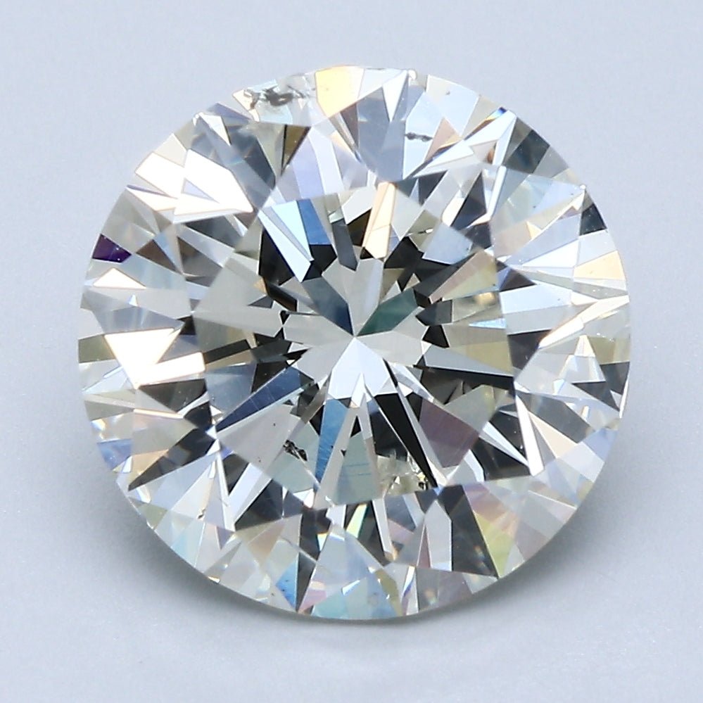 5 Carat Round - Natural Diamond - 5.18 - I - SI2 - VG - VG - G - Diamonds By Rothschild