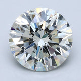 5 Carat Round - Natural Diamond - 5.18 - I - SI2 - VG - VG - G - Diamonds By Rothschild