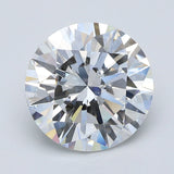 5 Carat Round - Natural Diamond - 5.26 - F - VS1 - EX - EX - EX - Diamonds By Rothschild