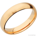 5 mm wide Domed 14K Yellow Gold band. - Diamonds By Rothschild