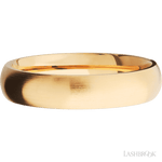 5 mm wide Domed 14K Yellow Gold band. - Diamonds By Rothschild