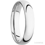 5 mm wide Domed Cobalt Chrome band. - Diamonds By Rothschild