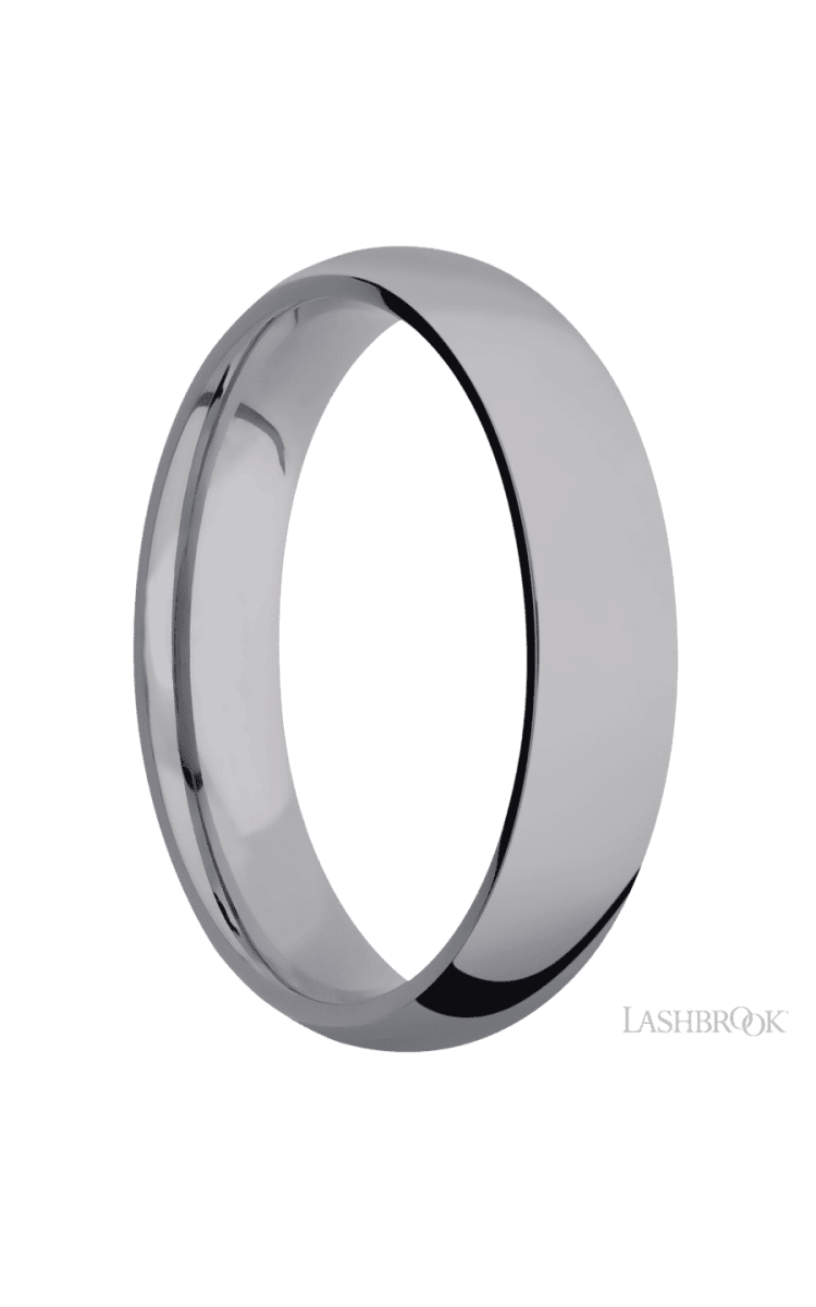 5 mm wide Domed Tantalum band. - Diamonds By Rothschild