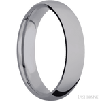 5 mm wide Domed Tantalum band. - Diamonds By Rothschild