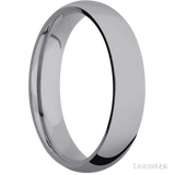 5 mm wide Domed Tantalum band. - Diamonds By Rothschild
