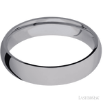 5 mm wide Domed Tantalum band. - Diamonds By Rothschild