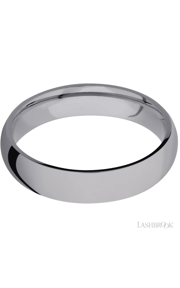 5 mm wide Domed Tantalum band. - Diamonds By Rothschild