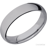 5 mm wide Domed Tantalum band. - Diamonds By Rothschild