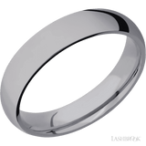 5 mm wide Domed Tantalum band. - Diamonds By Rothschild